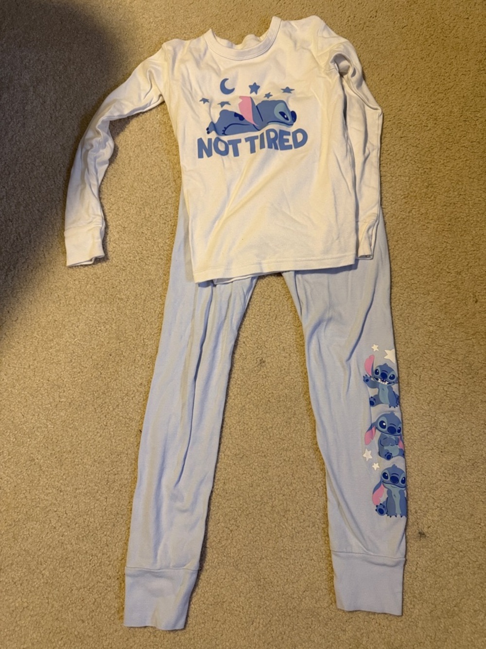 Gap kids STITCH pajama set size 10 girls